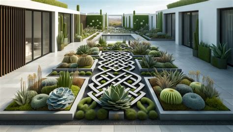 modern knot garden ideas.